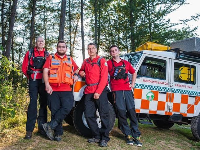 The team at the Northamptonshire Search and Rescue charity volunteer their time to assist the police to find missing persons in the county. Thank you and keep up the lifesaving work!