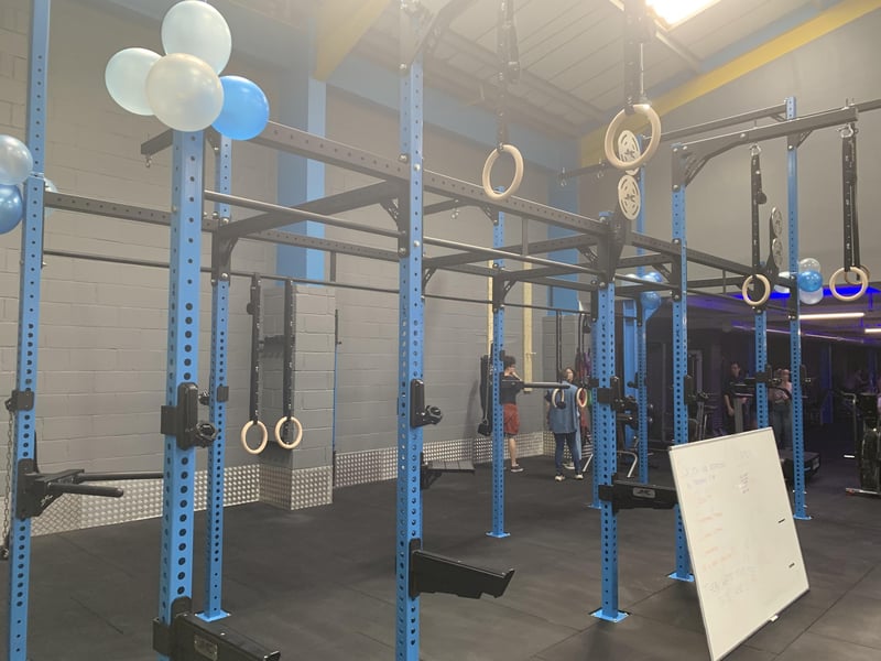 The gym has facilities for CrossFit and gymnastics