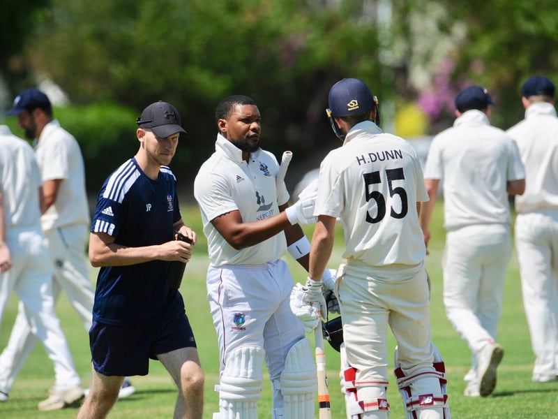 Action from Broadwater v Worthing in division three west of the Sussex Cricket League / Picture: Stephen Goodger
