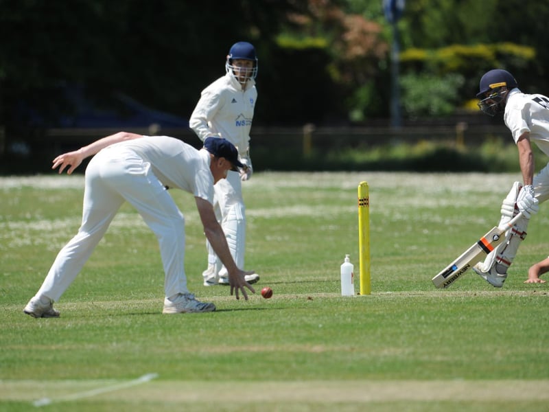 Action from Broadwater v Worthing in division three west of the Sussex Cricket League / Picture: Stephen Goodger
