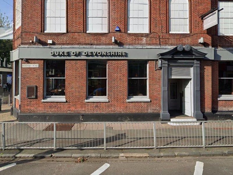 Duke of Devonshire on Terminus Road. Picture from Google Street Maps. SUS-210706-131629001