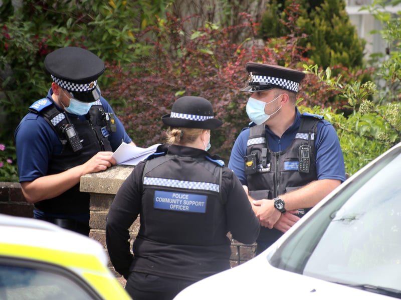 The scene of the incident
