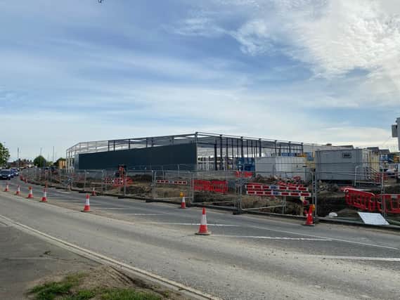 A work in progress, the new Sainsbury's mega store coming to Aylesbury