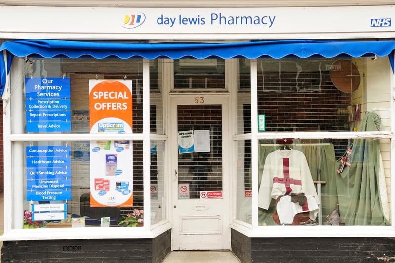 Winning shop window from Day Lewis Pharmacy