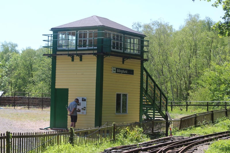 Billingshurst's old signal box is now sited at Amberley Museum