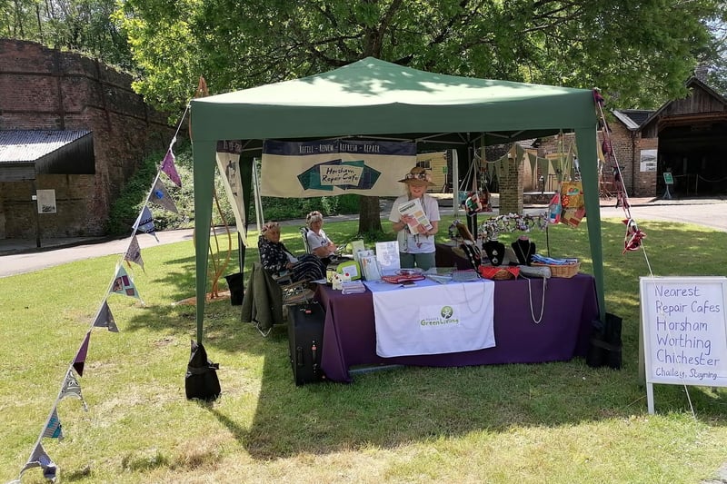 The Sussex Green Living stand at Amberley Museum