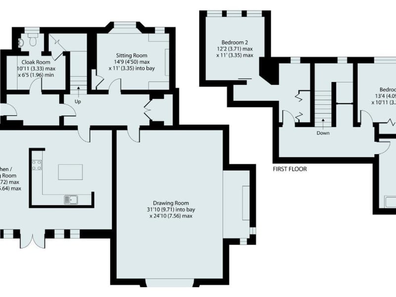 The apartment is within Manfield House, Woolston Close, Spinney Hill, Northampton. Marketed by Jackson-Stops on rightmove