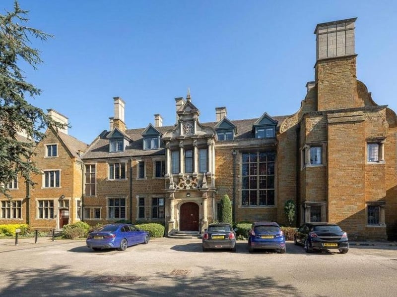 The apartment is within Manfield House, Woolston Close, Spinney Hill, Northampton. Marketed by Jackson-Stops on rightmove