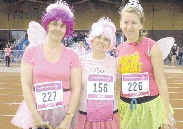 Pictured, from left, Joanne Williams, Barbara Johnson and
Emma Cockerill.