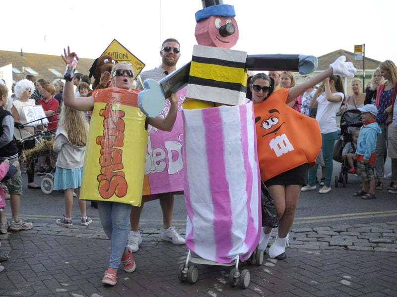 Hastings Old Town Carnival Week 2014: Pram Race.This event took place on Wednesday, July 30. Photo by Frank Copper SUS-211105-105631001