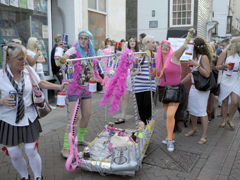 Hastings Old Town Carnival Week 2014: Pram Race.
This event took place on Wednesday, July 30. Photo by Frank Copper SUS-211105-105759001