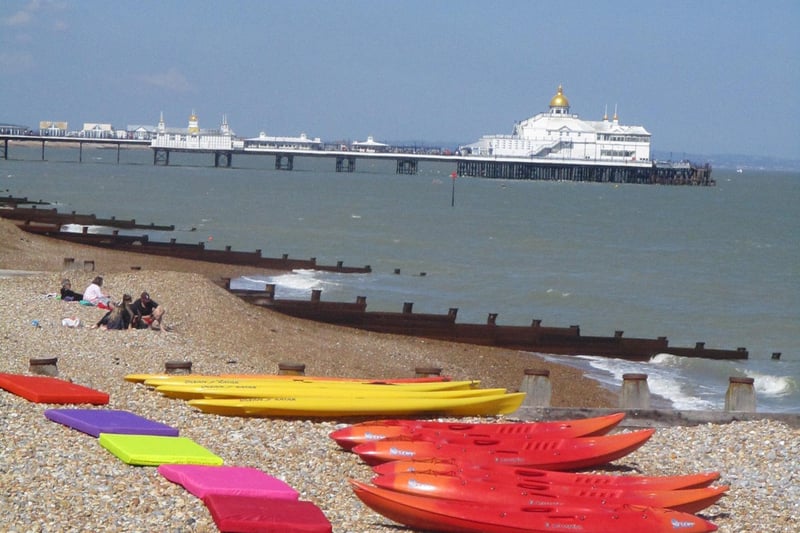 A colourful scene on Eastbourne seafront, captured by Philipa Coughlan with a Canon Ixus 177. SUS-211006-114915001