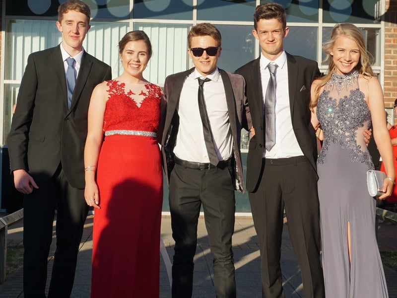 Dressed to impress for the Felpham Community College prom