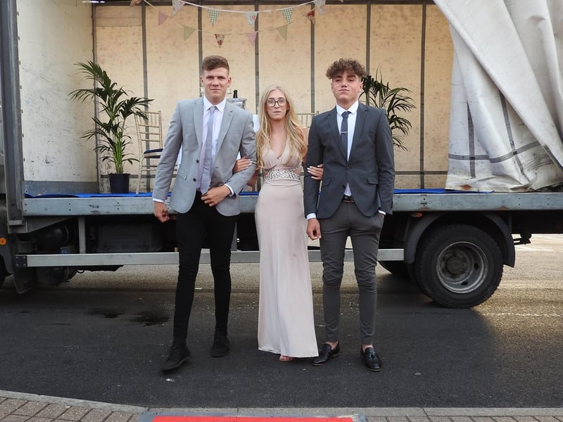 Two escorts to the event
