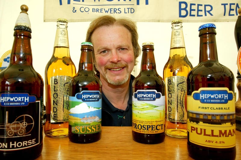 Andy Hepworth of Hepworth & Co Brewery Ltd. Andy shows off his beers at the 2007 show.