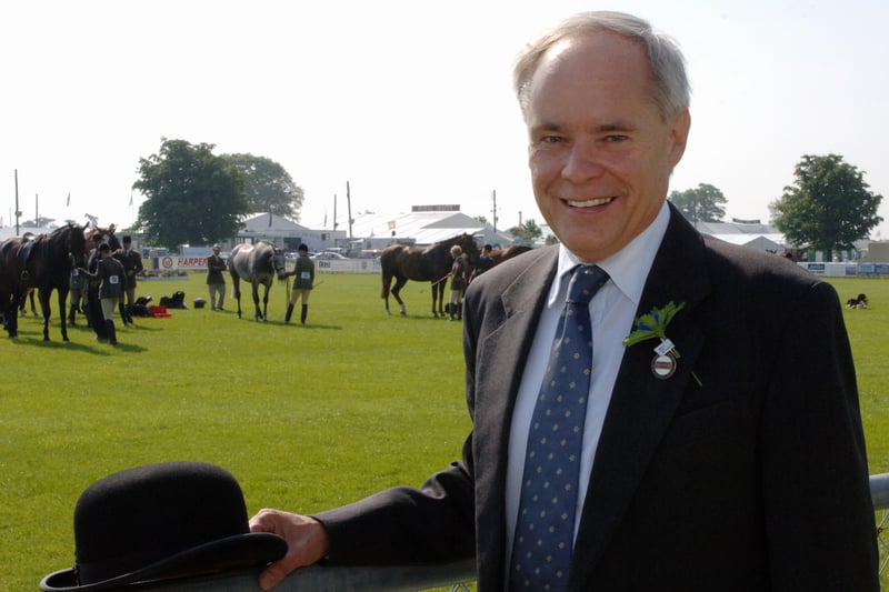 South of England Show chairman David Allam in 2006. This photo was taken by Malcolm McCluskey.