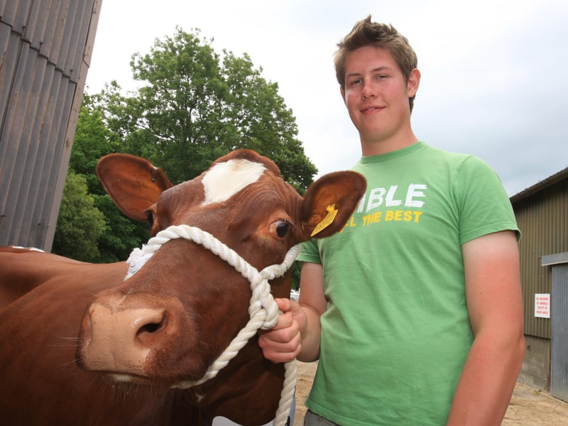 Daniel Goodman from Brinsbury College in Pulborough. Pictured at the South of England Show in 2008.