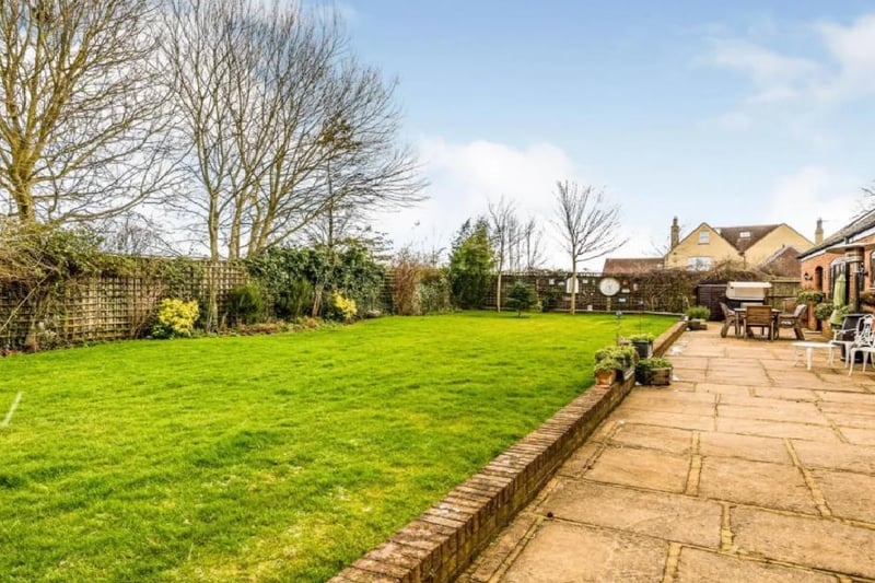 The overall plot is estimated at 24 acres, this beautiful back garden is a measly two acres long. As you can see it's perfect for a summer barbeque and a mid afternoon kickabout.