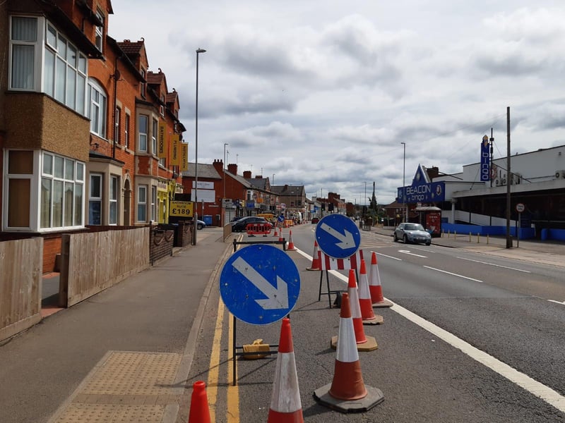 Roadworks opposite Beacon Bingo are set to finish on Monday (June 14)