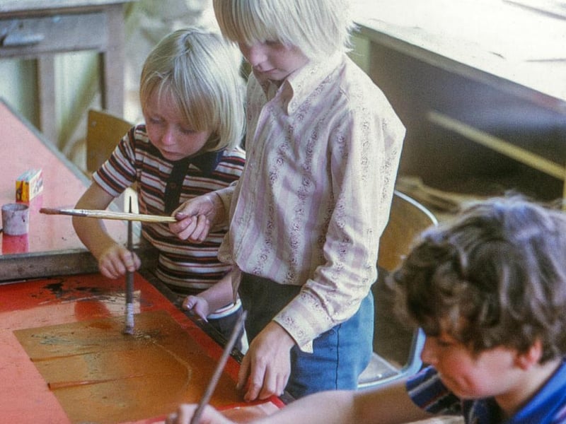 Jeff Pitcher discovered pictures captioned ‘Ifield Holiday Centre (Junior School) August 1972’ when he cleared the remains of the Waterlea Adventure Playground building