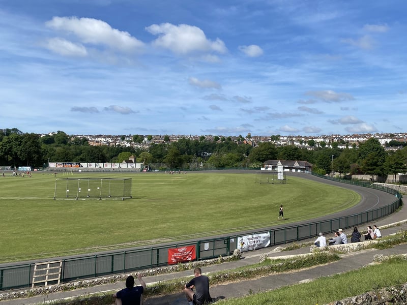 The velodrome at Preston Park, Brighton