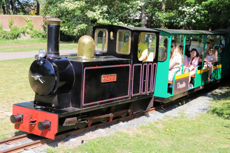 A ride on the train in Hotham Park, Bognor. Photo by Neil Cooper