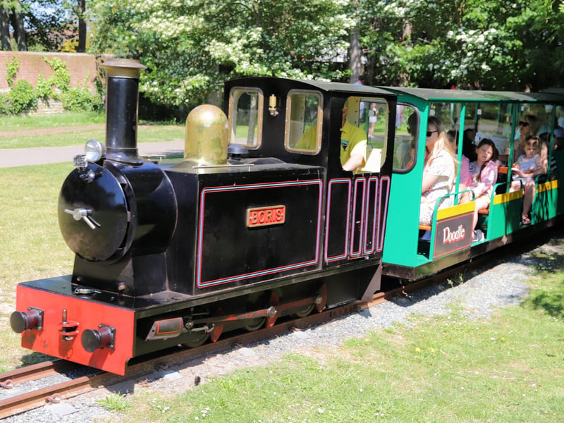 A ride on the train in Hotham Park, Bognor. Photo by Neil Cooper