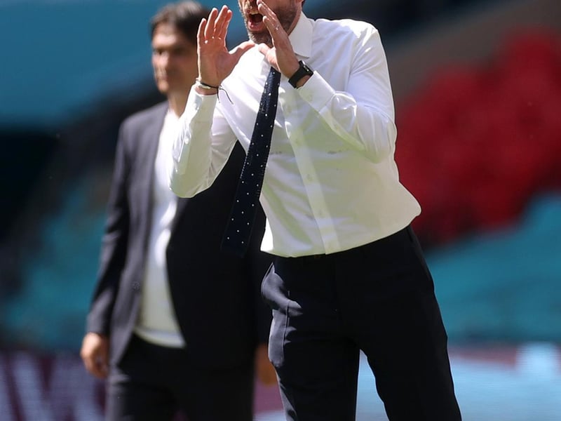 Gareth Southgate calls out to his team