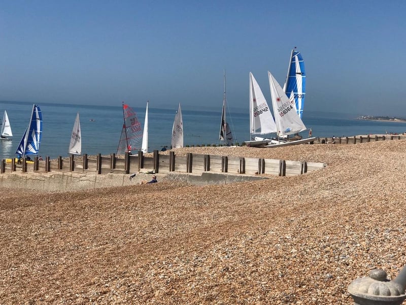 Sailing boats at St Leonards