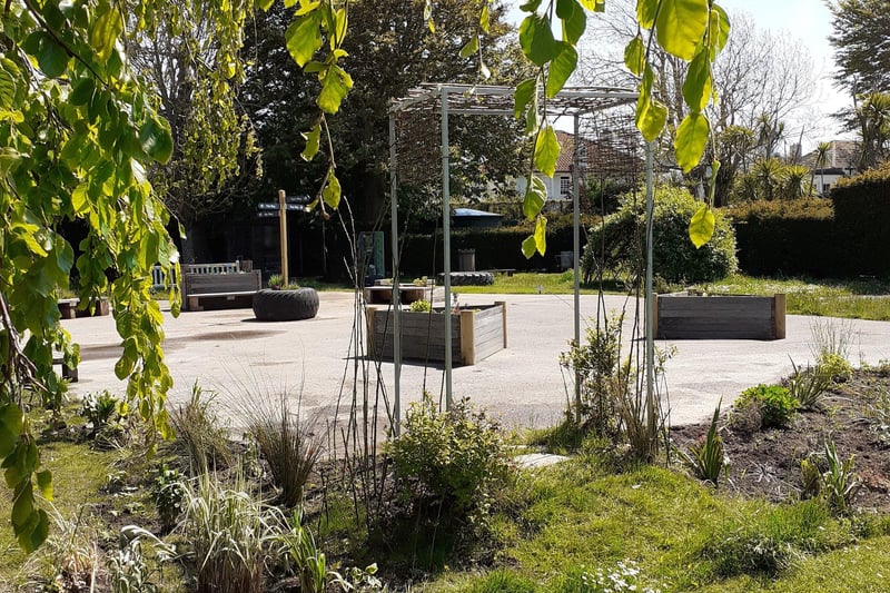 The BugCycle Community Garden is now fully open in Beach House Park, Worthing. Features include a community vegetable patch, rockery, stumpery, willow archway and wildlife pond. Pictures provided and not available for sale.