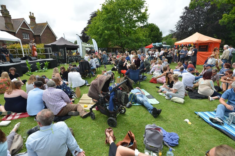 Southover Grange Gardens is described as the 'hidden gem of Lewes' and plays host to the Lewes Gin & Fizz event (pictured). Picture: Peter Cripps