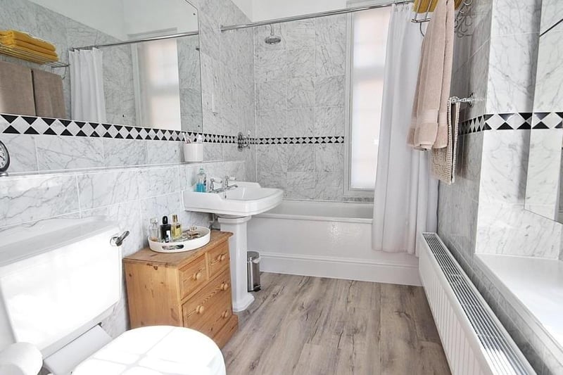 The master bedroom benefits from a deluxe en-suite bathroom