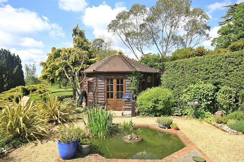 The property also includes ample facilities for the green-fingered gardener