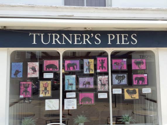 Artwork by pupils at Broadwater Church of England Primary School is featuring in an art trail using shop windows