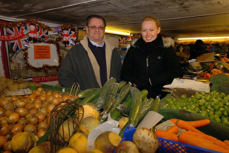 Peterborough market traders Cobby and Leonie Bordaen.