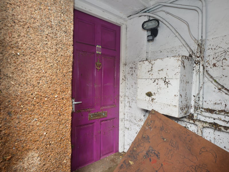 Basement area of a property in South Terrace, Hastings, flooded during a storm on 16/6/21. SUS-210617-135936001