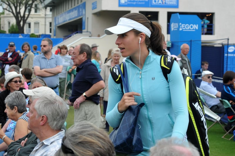 Johanna Konta. AEGON International tennis, Eastbourne Devonshire Park. June 18th 2013 ENGSUS00220130618170545