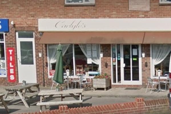 Carlyle's Cafe and Restaurant, Felpham Road, Felpham. Photo: Google Streetview