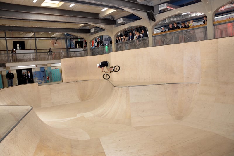 The Source Park is the largest underground BMX and skateboard park in the world.