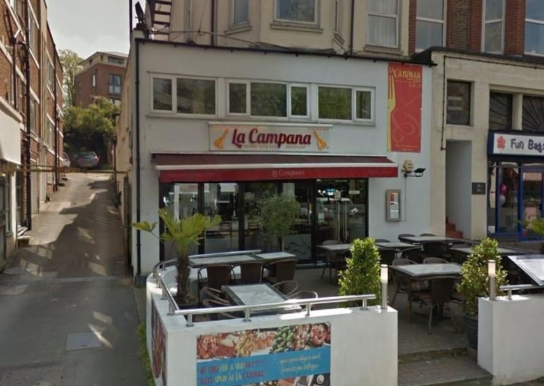 La Campana in The Broadway, Haywards Heath, is ideal for anyone who wants traditional Mediterranean and Spanish dishes like tapas. Picture: Google Street View.