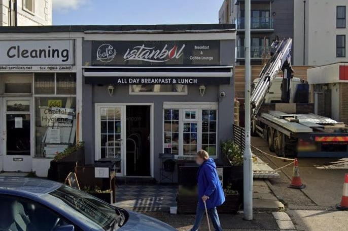 Instanbul Café, in Heen Road, was desribed by one reviewer as their 'favourite café in Worthing'.