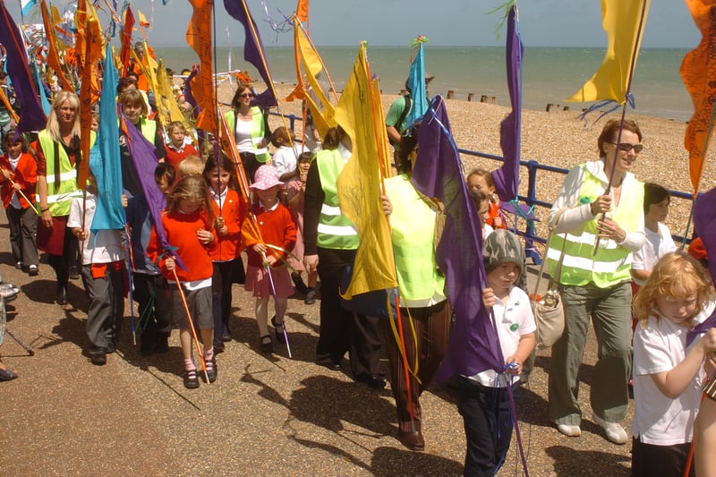 Children's Carnival Procession from the Redoubt, Eastbourne