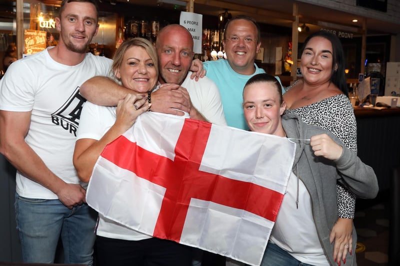 England supporters brimmed with confidence