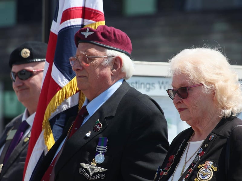 Sussex Day ceremony at Winkle Island in Hastings. Photo by Roberts Photographic SUS-210617-082028001