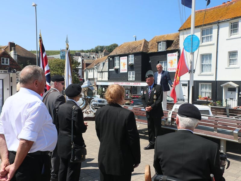 Sussex Day ceremony at Winkle Island in Hastings. Photo by Roberts Photographic SUS-210617-082100001