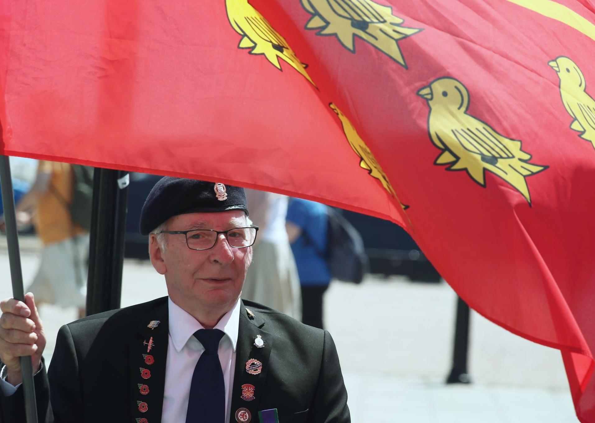 Sussex Day ceremony at Winkle Island in Hastings. Photo by Roberts Photographic SUS-210617-082110001