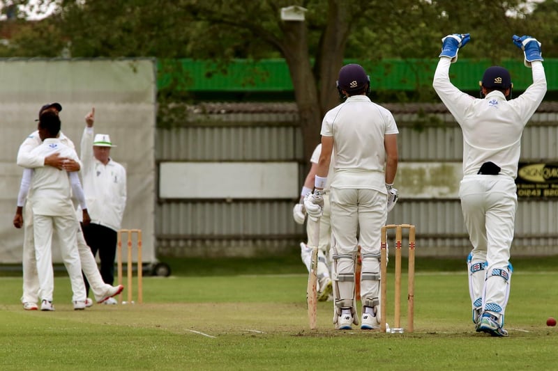 Action from Bognor's home win over Chichester Priory Park in division two of the Sussex Cricket League / Picture: Martin Denyer