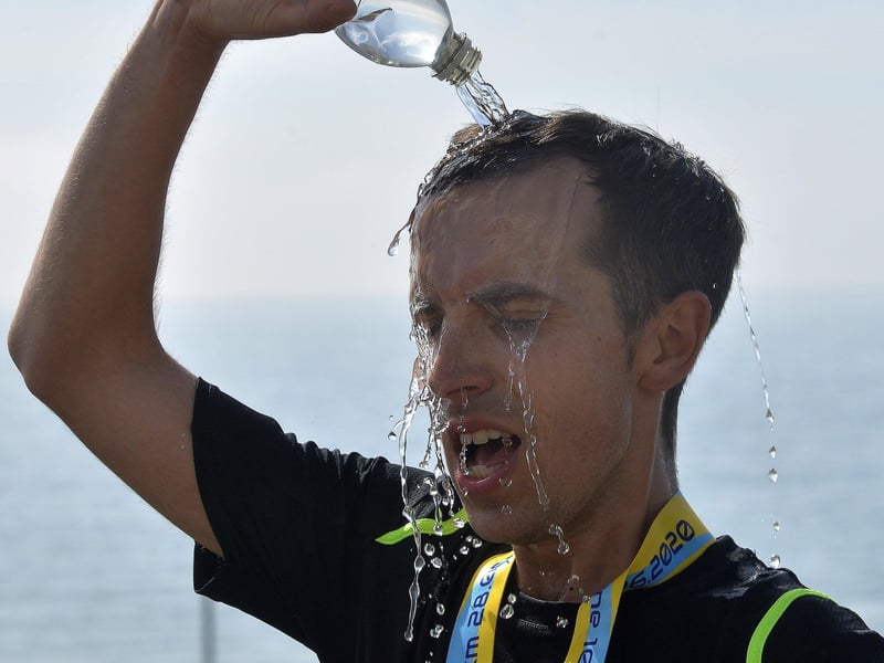 Eastbourne 10K 2021 Winner Patrick Marsden (Photo by Jon Rigby) SUS-210620-124729001