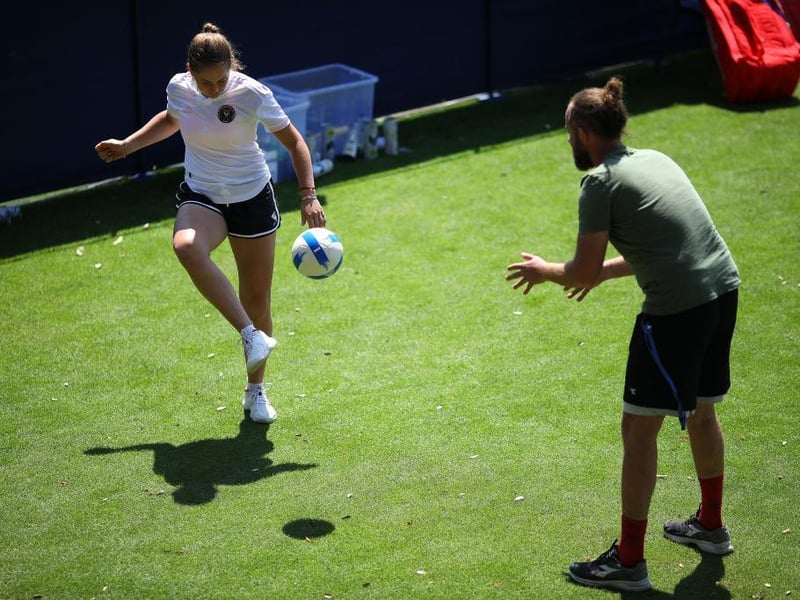 The second day of tennis action from the Viking International at Devonshire Park, Eastbourne / Pictures: Charlie Crowhurst - Getty