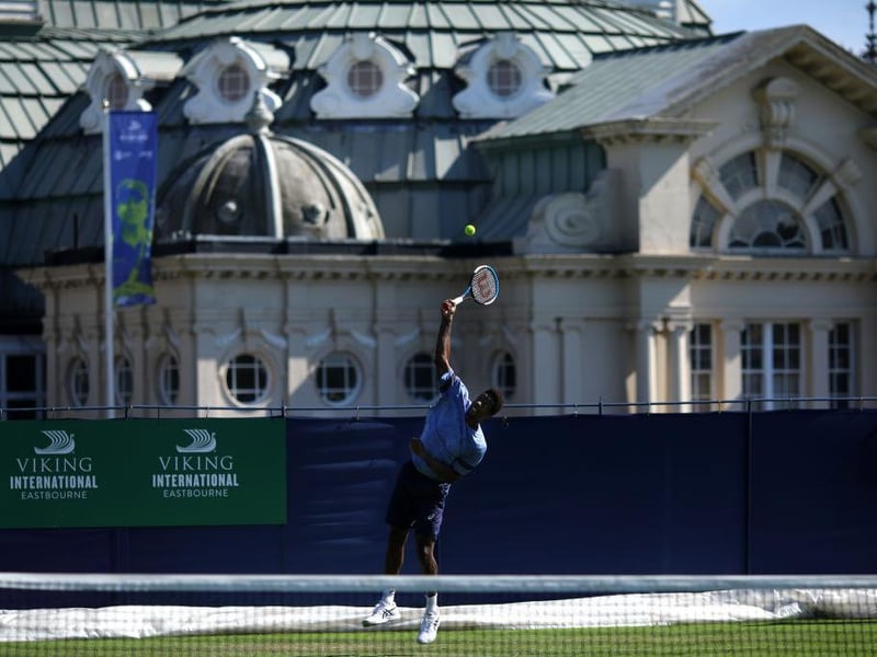 The second day of tennis action from the Viking International at Devonshire Park, Eastbourne / Pictures: Charlie Crowhurst - Getty